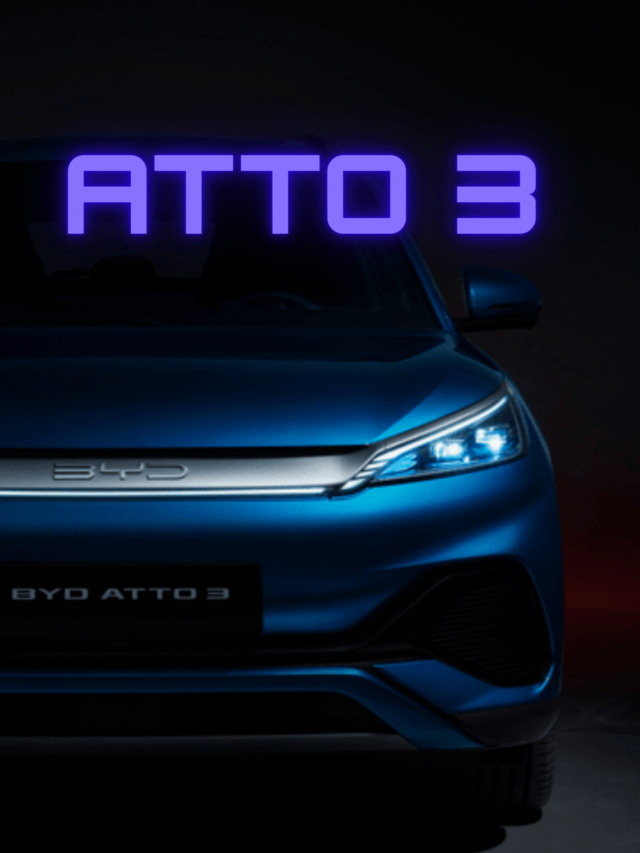 BYD just launched their Second Electric car in India – BYD Atto 3